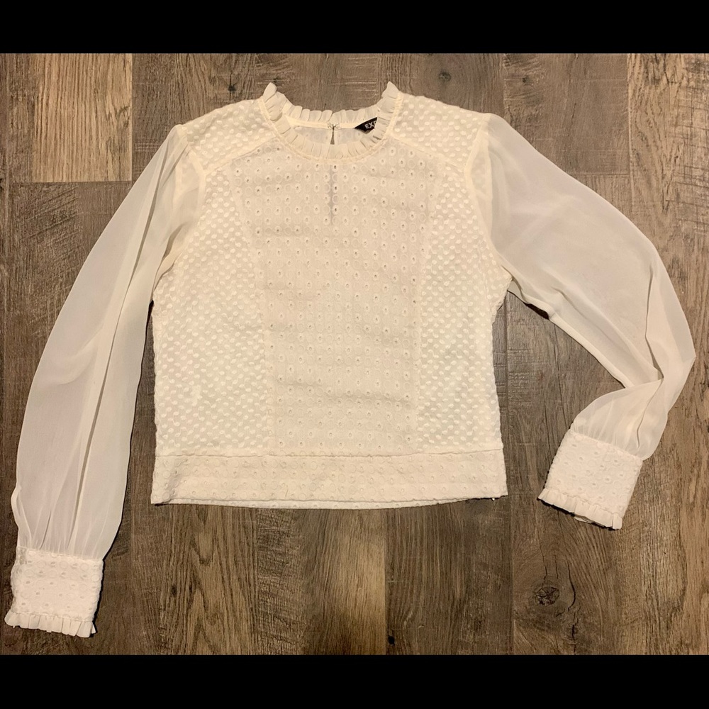 EXPRESS collared colonial style blouse